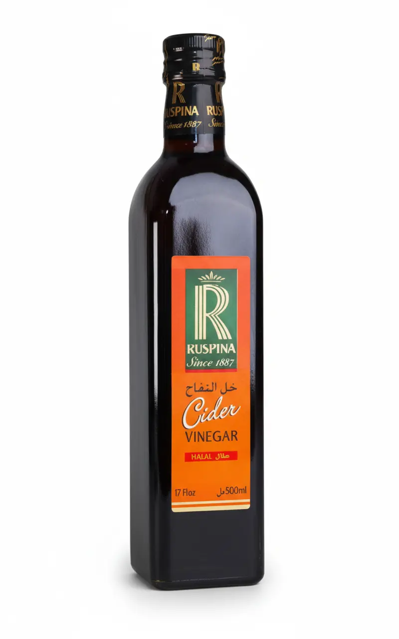 500 ML Vinaigre de Cidre Ruspina – 500 ml Bouteille en Verre – Image 1